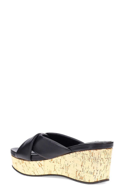Natori Lanna Hinami Platform Thong Sandals - Black