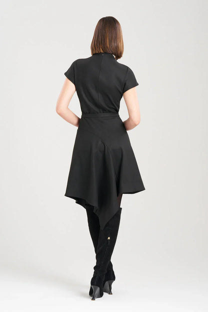 NATORI Double Jersey Asymmetric Skirt
