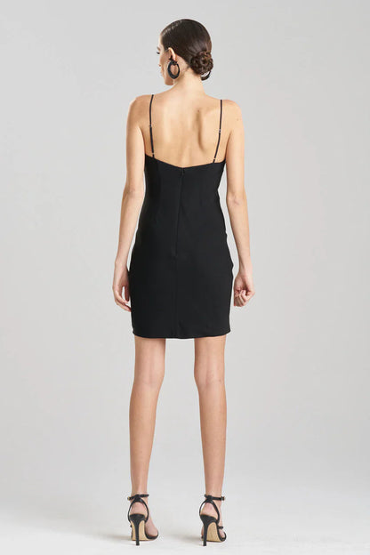 NATORI Stretch Crepe Slip Dress