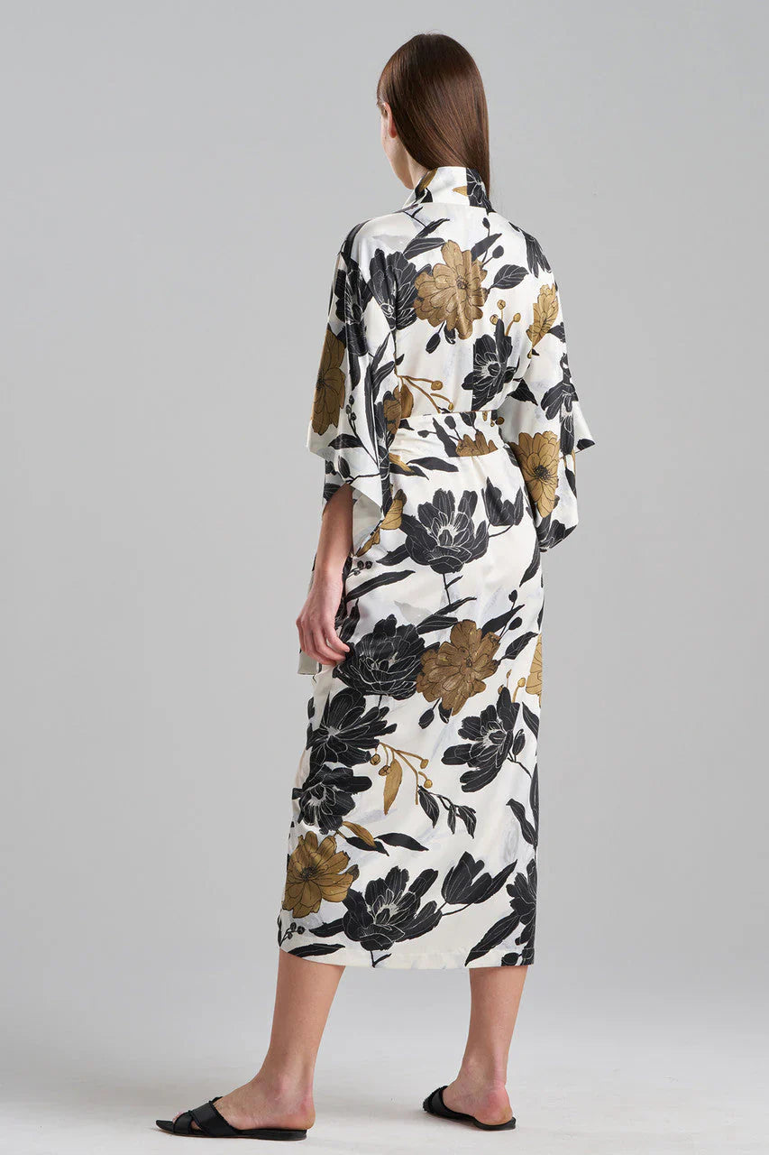 NATORI Peony Blossom Kimono Robe