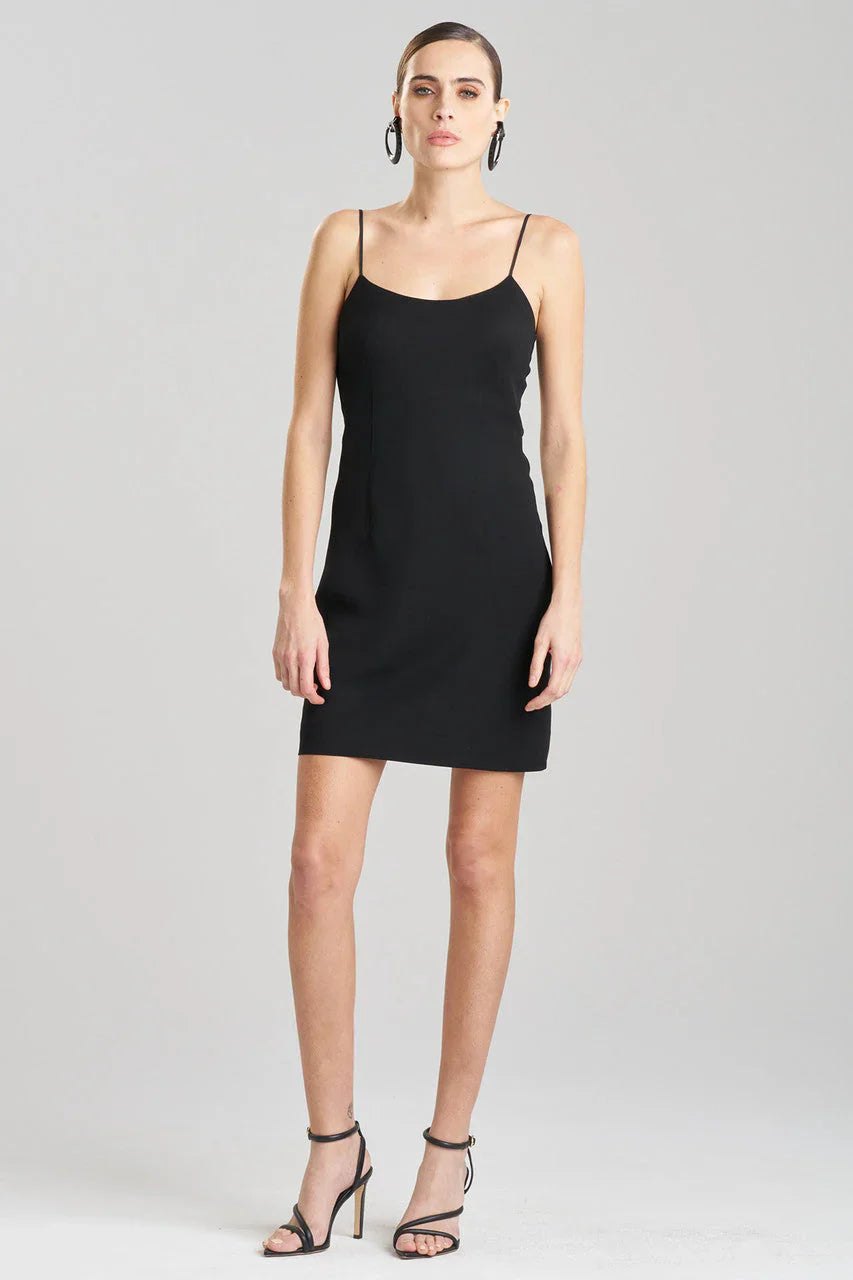 NATORI Stretch Crepe Slip Dress