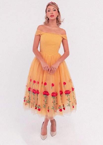 JessaKae Belle Dress -  Yellow
