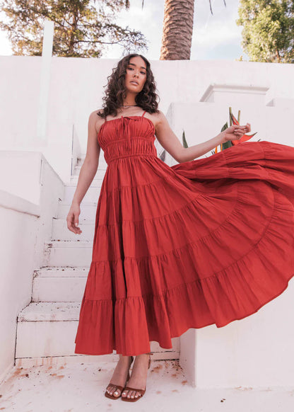 JessaKae Birdie Dress Red