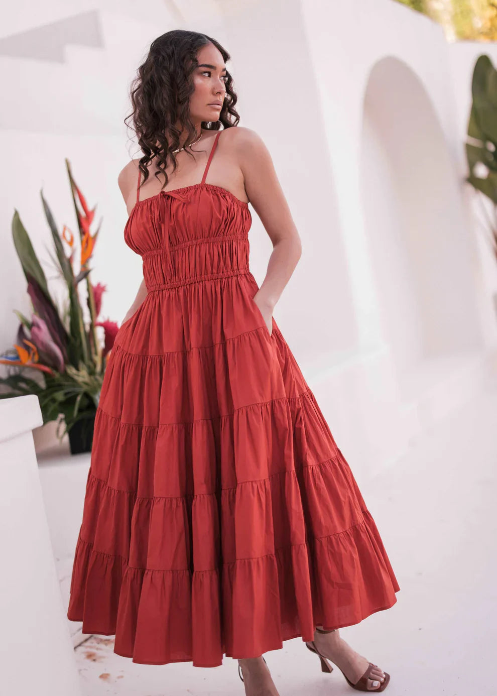 JessaKae Birdie Dress Red