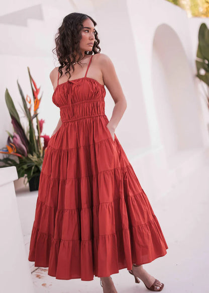 JessaKae Birdie Dress Red