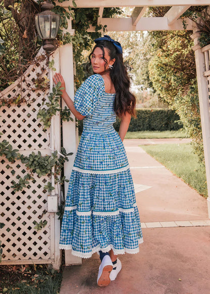 JessaKae Blueberry Muffin Dress - Blue