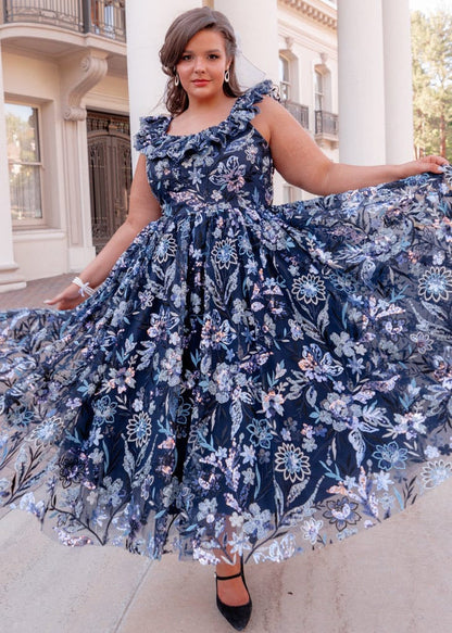 JessaKae Chrissy Dress - Midnight Meadow