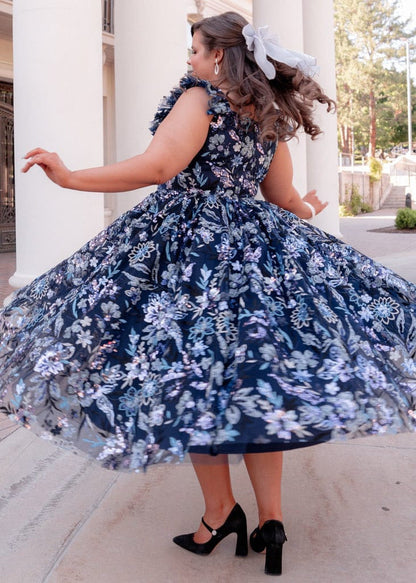 JessaKae Chrissy Dress - Midnight Meadow