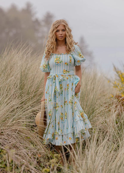 JessaKae Citrus Dress - Zesty Blue