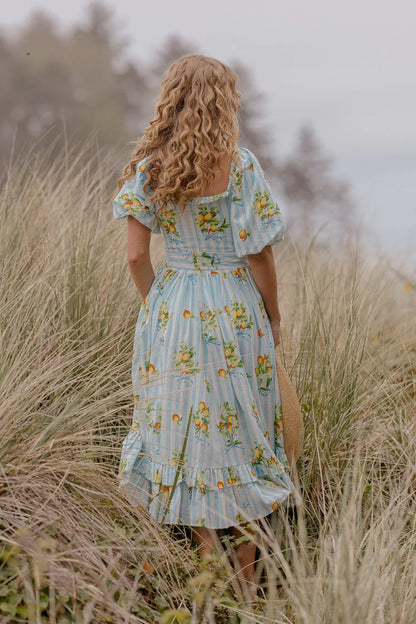 JessaKae Citrus Dress - Zesty Blue