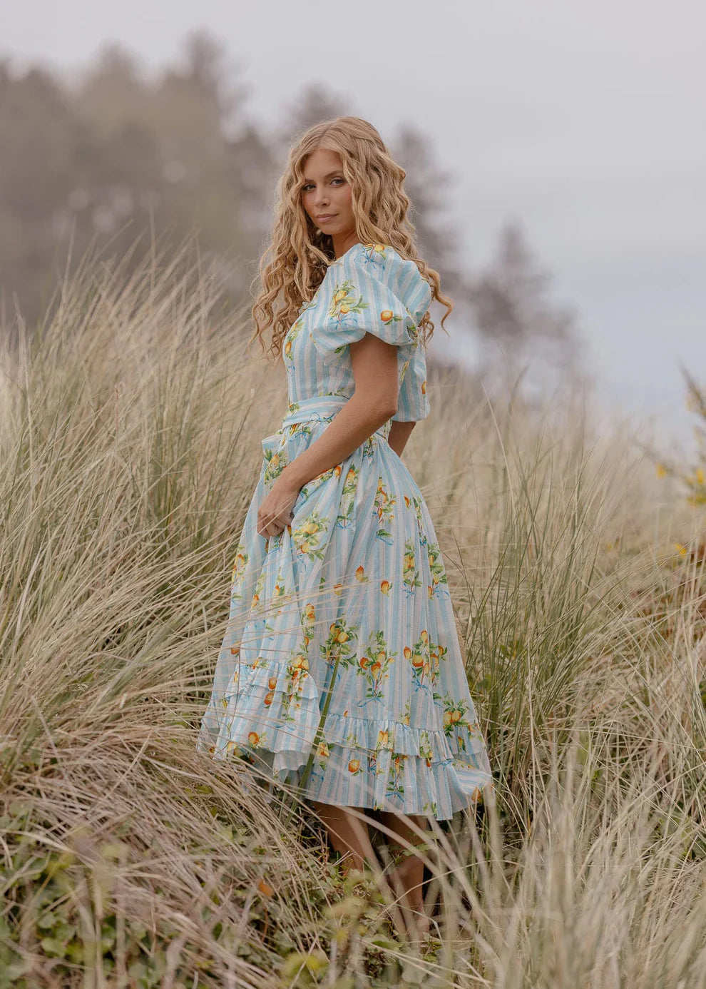 JessaKae Citrus Dress - Zesty Blue