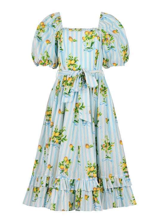 JessaKae Citrus Dress - Zesty Blue