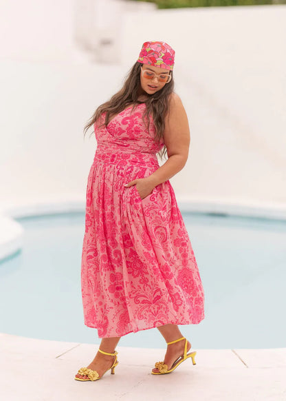 JessaKae Coral Cove Dress - Papaya