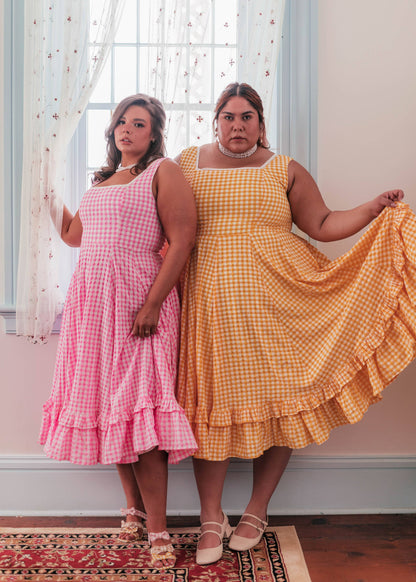 JessaKae Daze Dress - Yellow Gingham