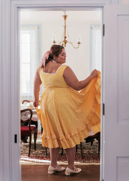 JessaKae Daze Dress Yellow Gingham