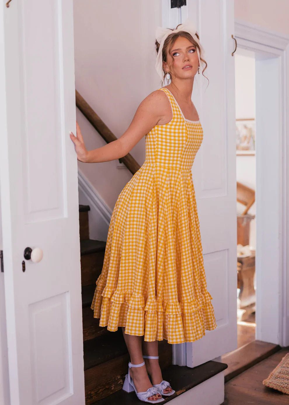 JessaKae Daze Dress Yellow Gingham
