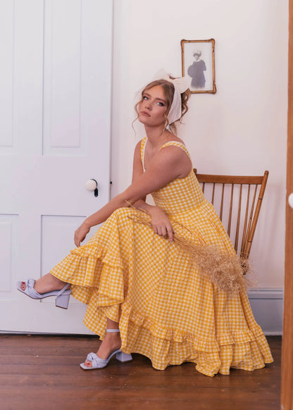 JessaKae Daze Dress - Yellow Gingham