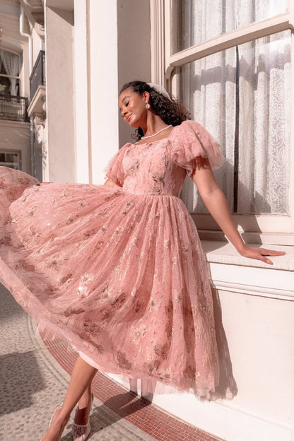 JessaKae Eloise Dress - Petal Pink
