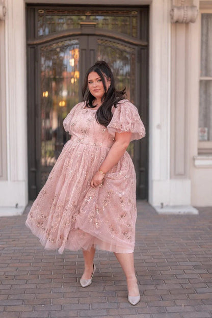 JessaKae Eloise Dress - Petal Pink