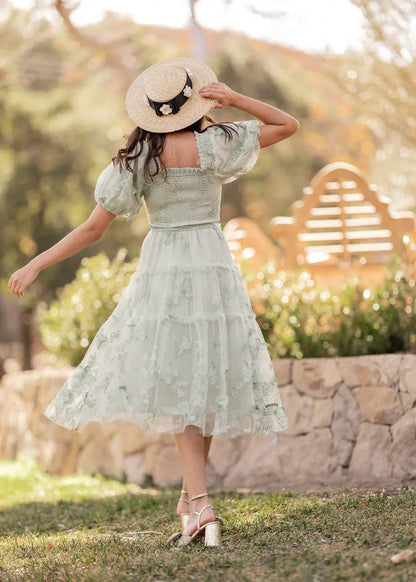 JessaKae Flutter Dress - Clover