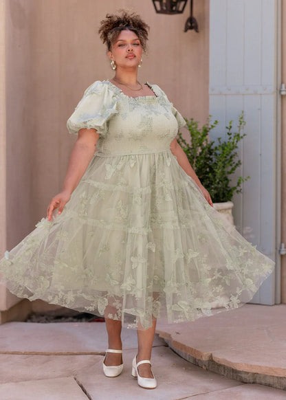 JessaKae Flutter Dress - Clover