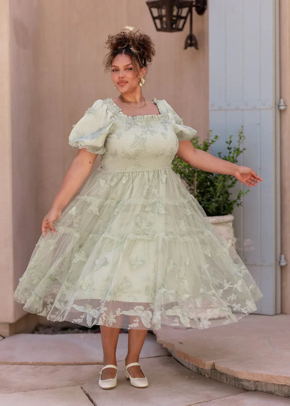 JessaKae Flutter Dress - Clover