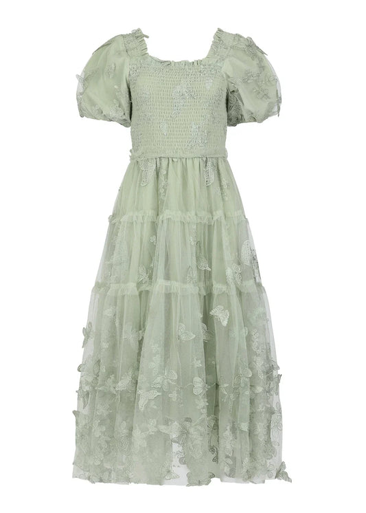 JessaKae Flutter Dress - Clover