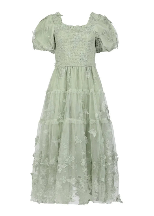 JessaKae Flutter Dress - Clover