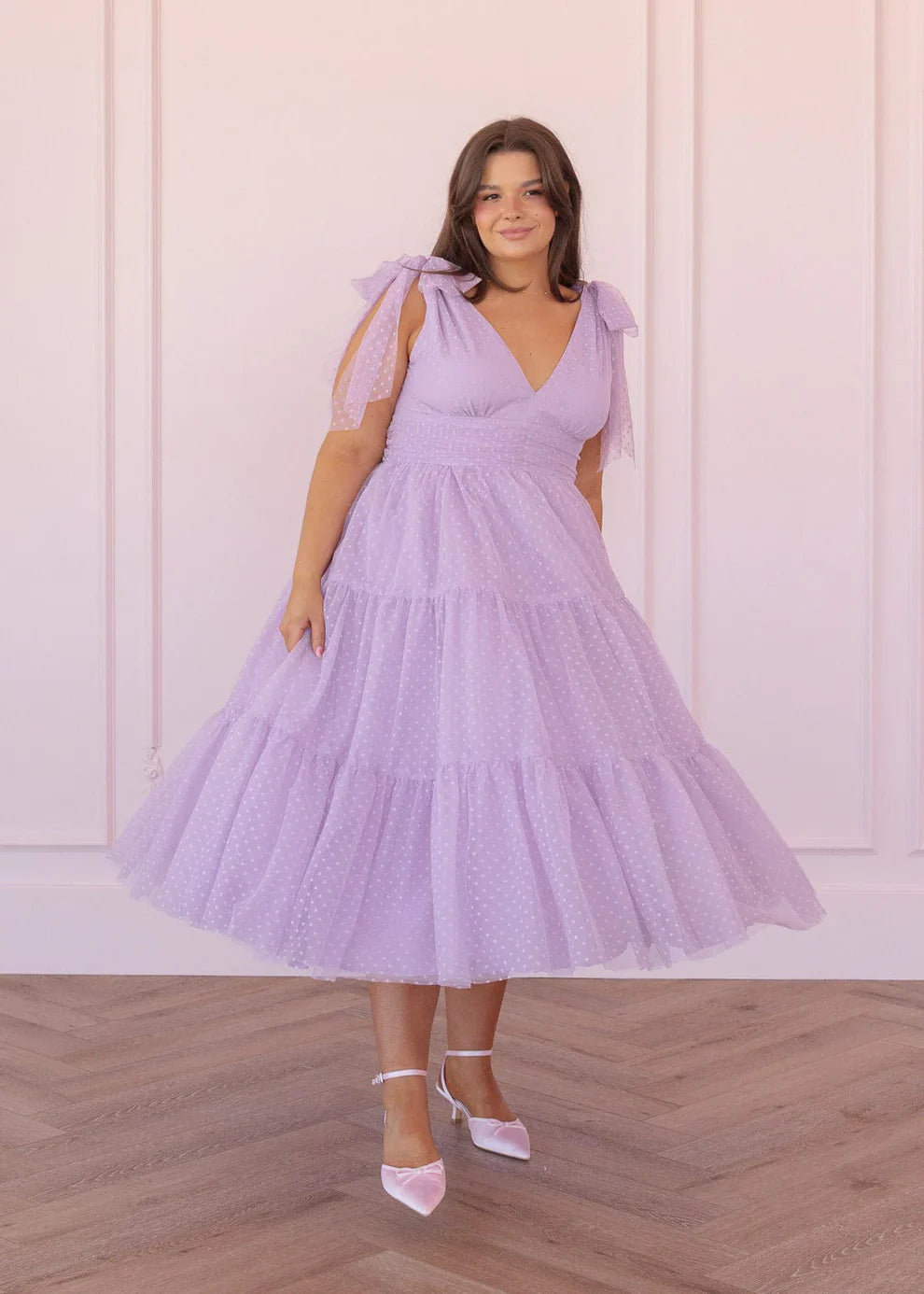 JessaKae Jeanne Dress - Lavender Tulle