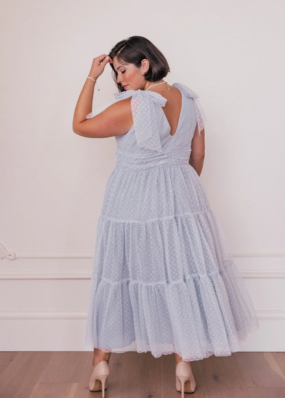 JessaKae Jeanne Dress Dusty Blue