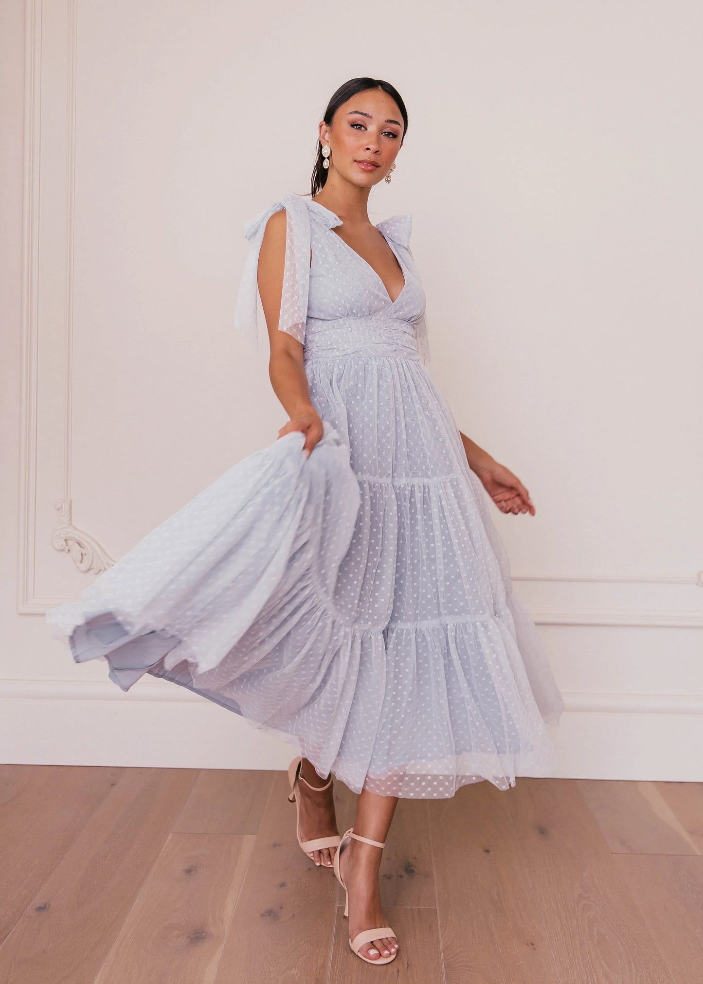 JessaKae Jeanne Dress Dusty Blue