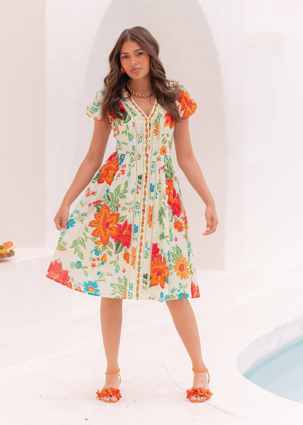 JessaKae Leilani Dress - Garden Fiesta
