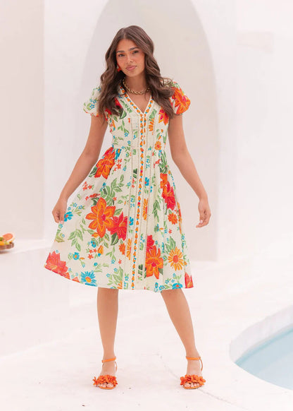 JessaKae Leilani Dress - Garden Fiesta