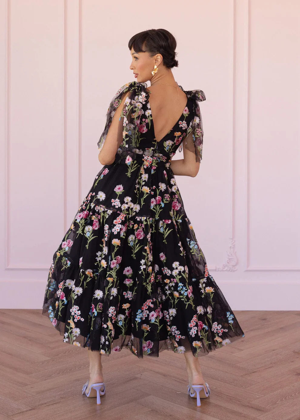 JessaKae Margaret Midi Dress Black
