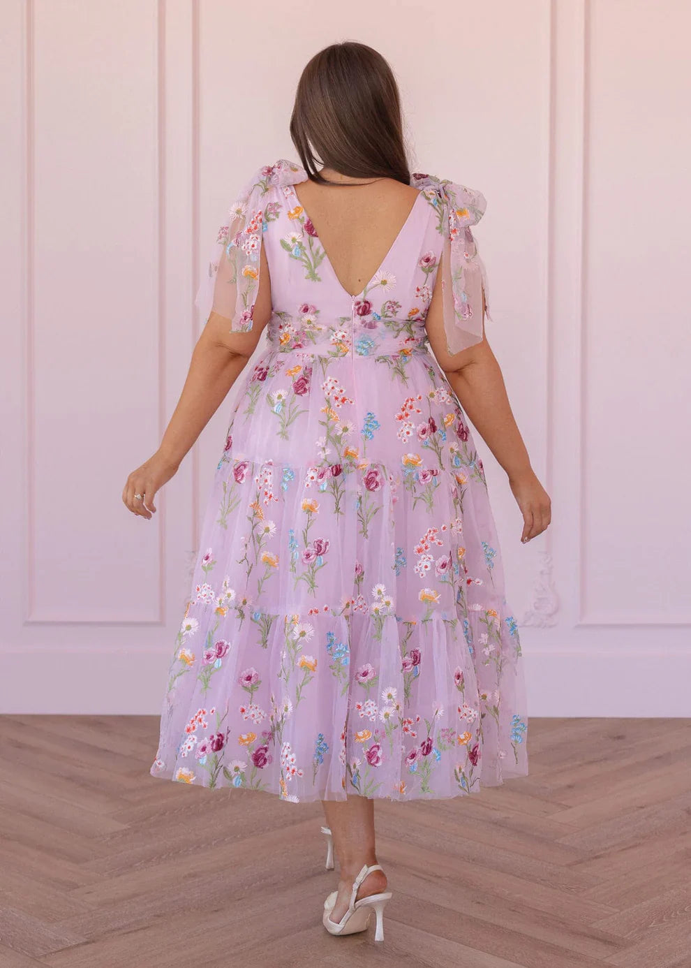 JessaKae Margaret Midi Dress Pink