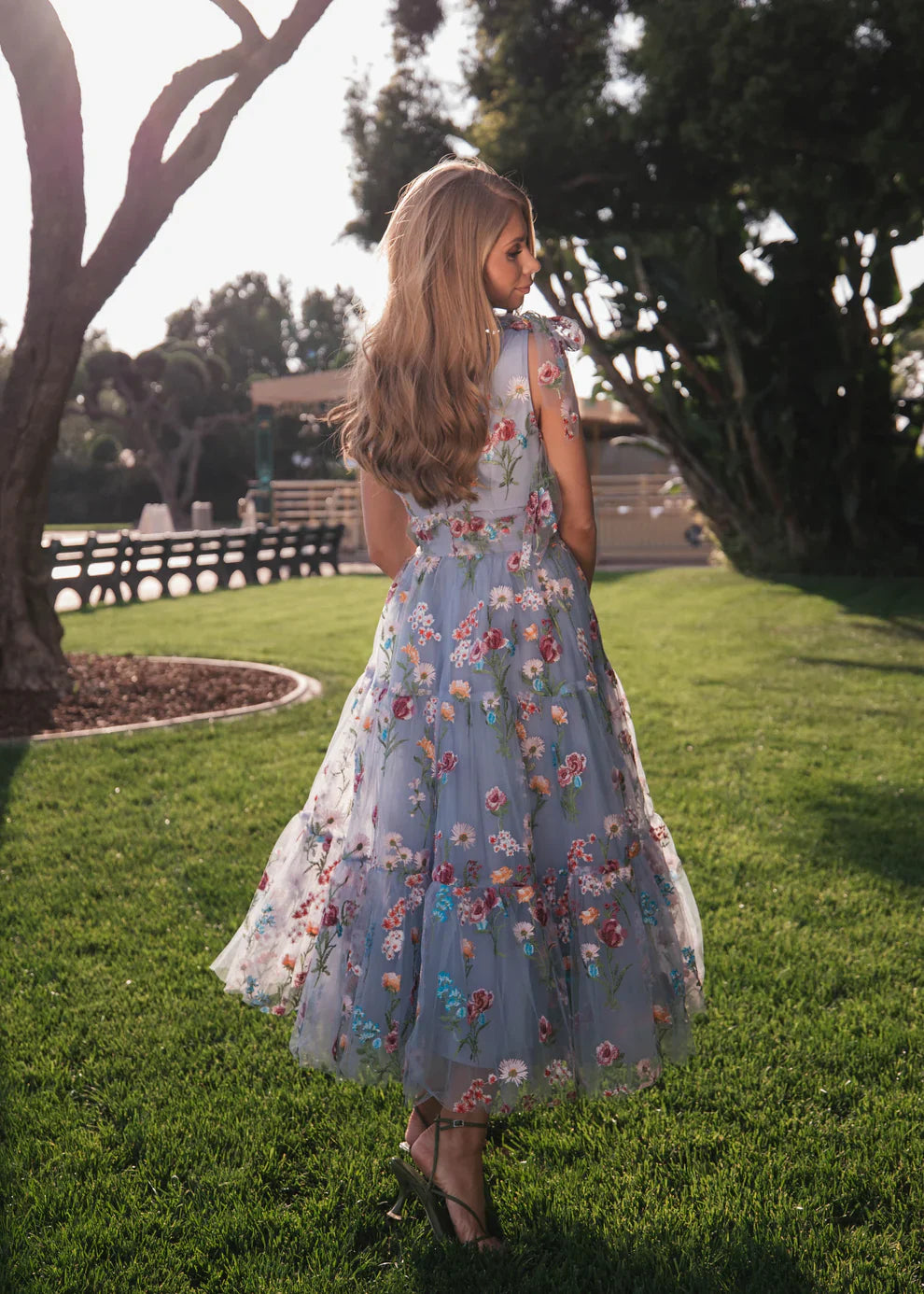 JessaKae Margaret Midi Dress Blue
