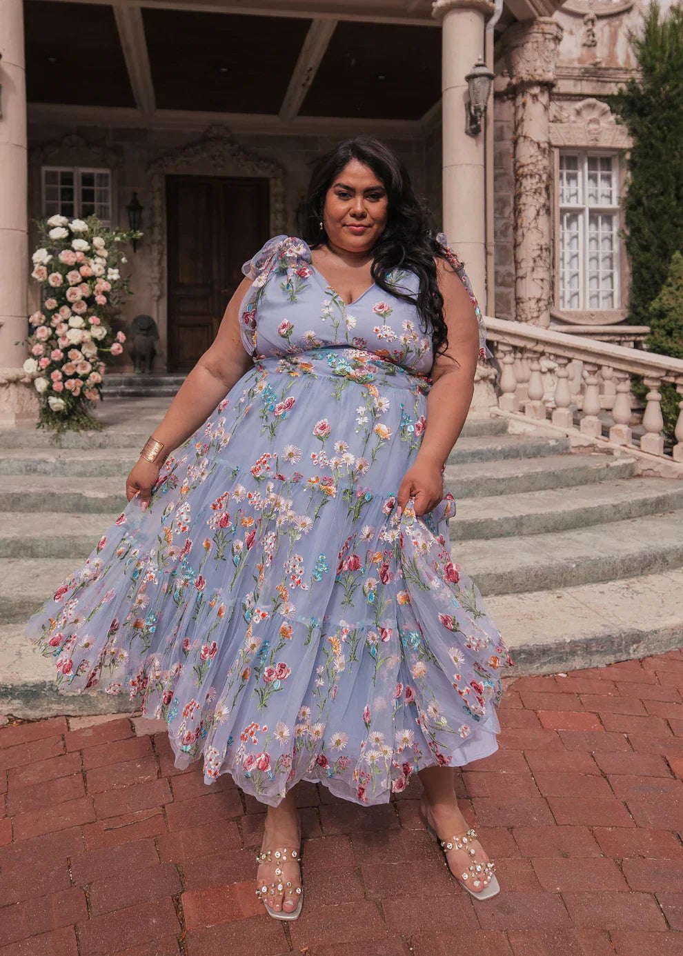 JessaKae Margaret Midi Dress Blue