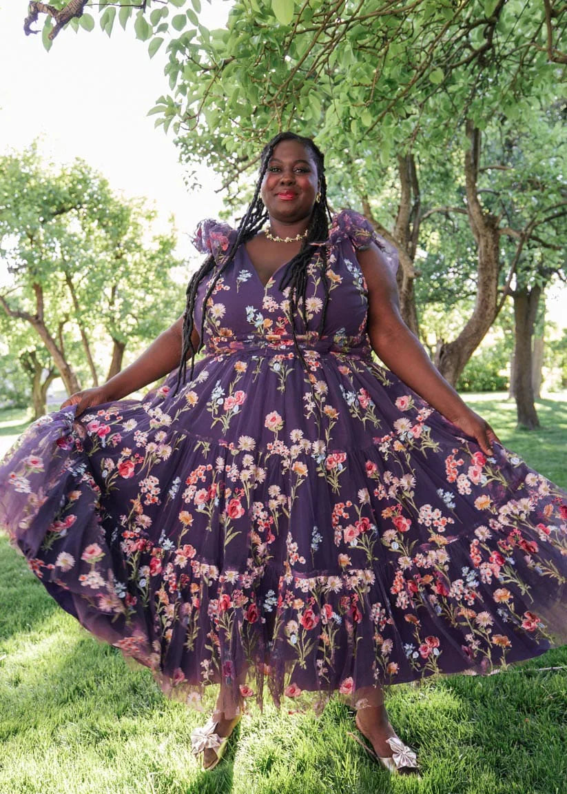 JessaKae Margaret Midi Dress Purple