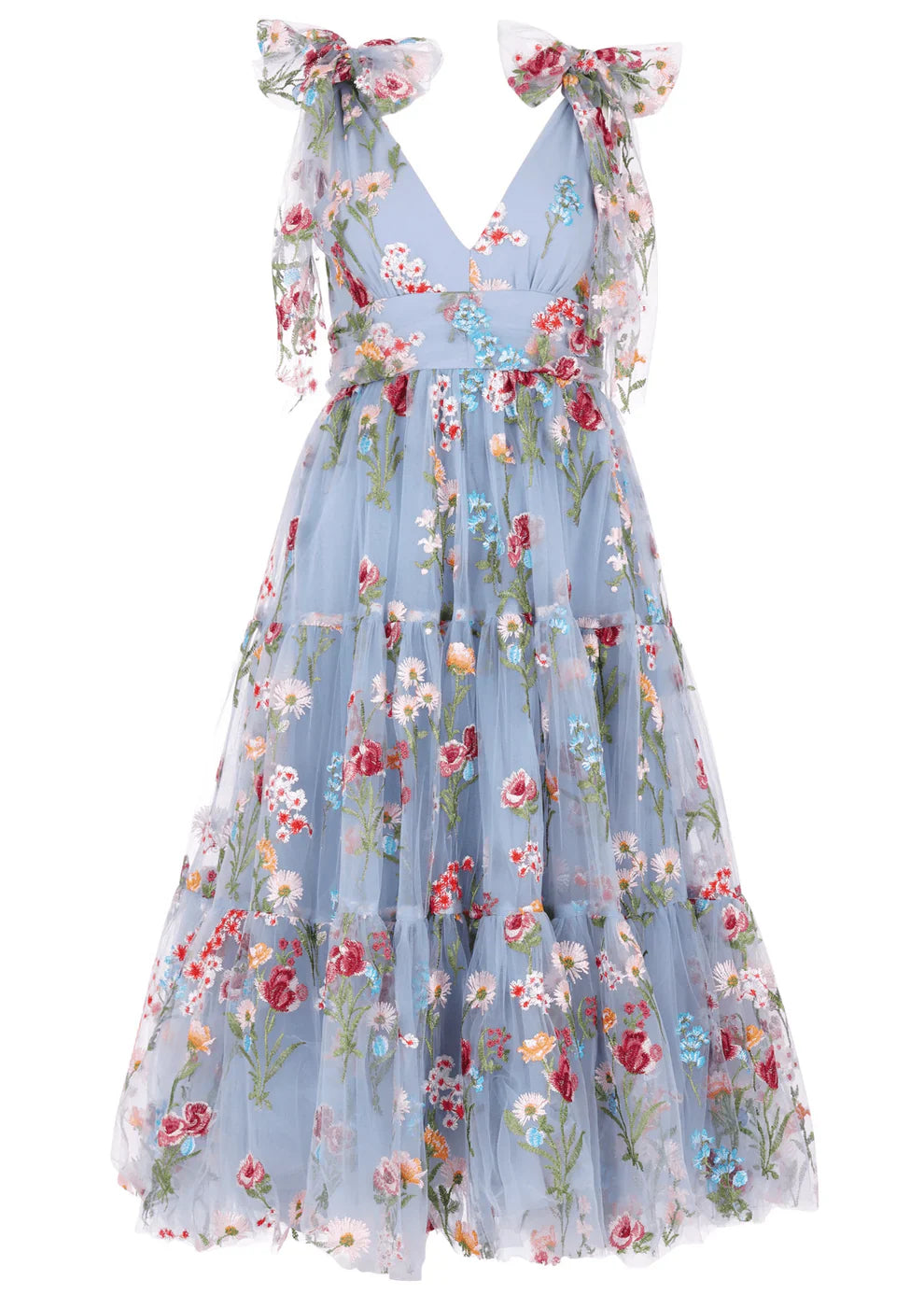 JessaKae Margaret Midi Dress Blue