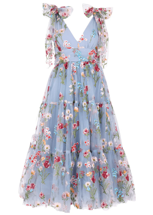 JessaKae Margaret Midi Dress Blue