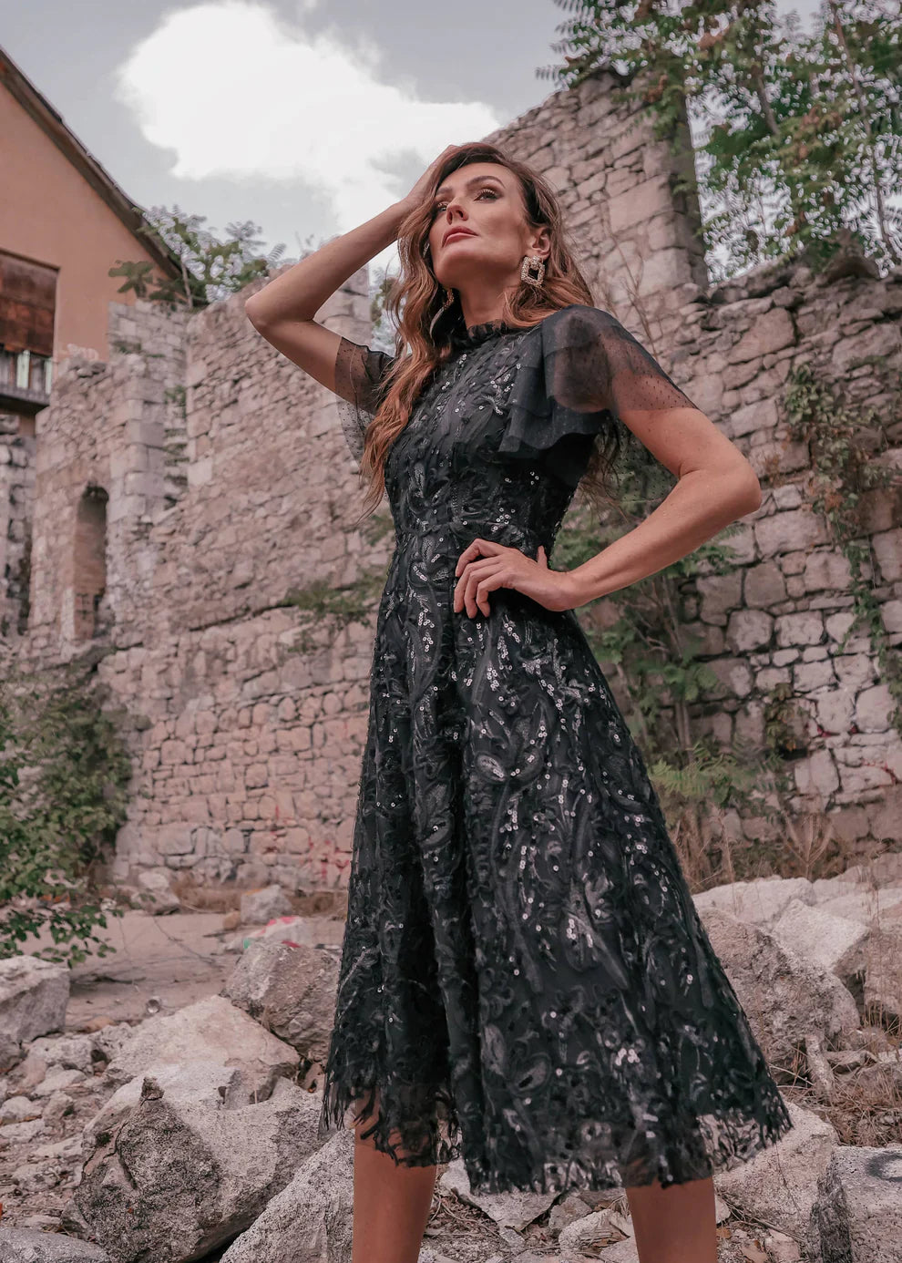 JessaKae Midnight Dress - Black