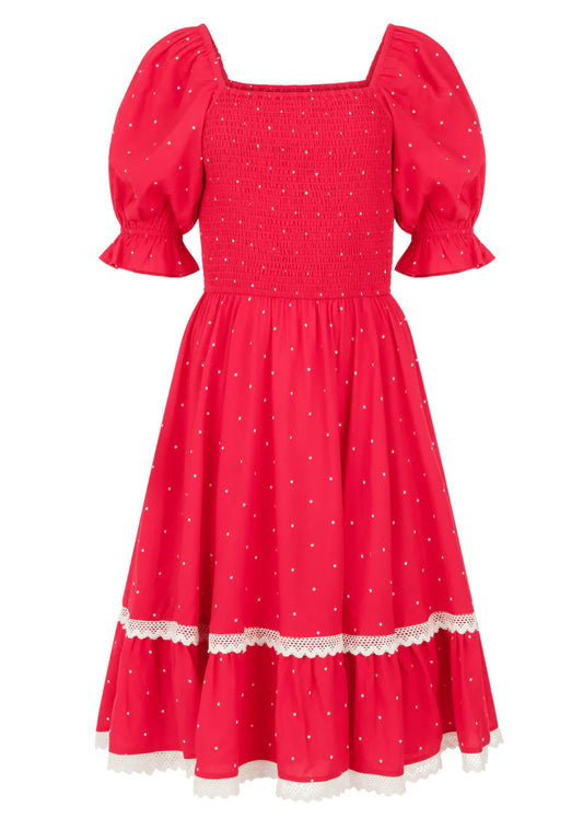 JessaKae Minnie Dress - Red