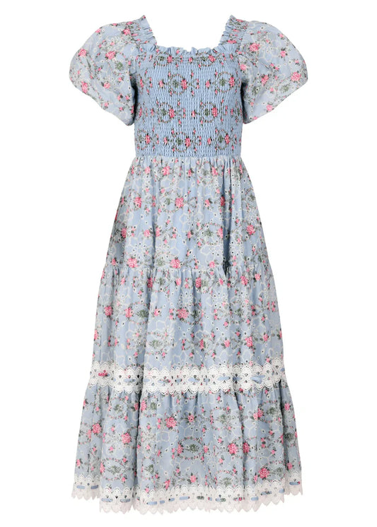 JessaKae Penelope Dress - Blue China