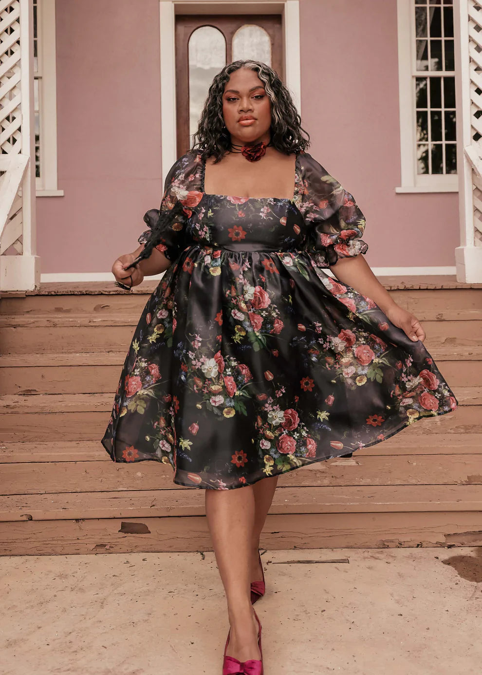 JessaKae Polly Dress - Black
