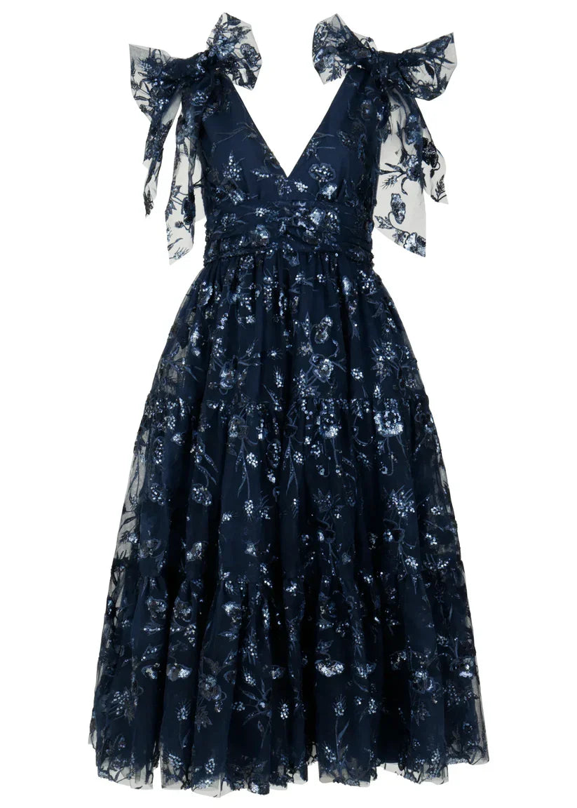 JessaKae Rhea Dress - Sapphire Dusk