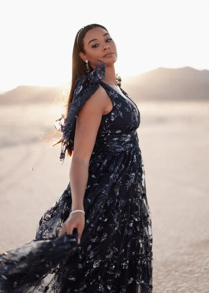 JessaKae Rhea Dress - Sapphire Dusk