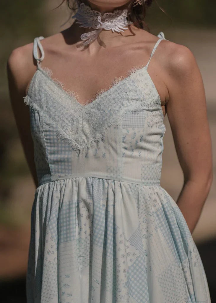 JessaKae Robyn Dress - Eggshell Blue