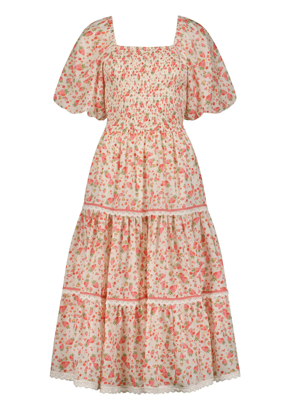 JessaKae Strawberry Shortcake Dress - Pink