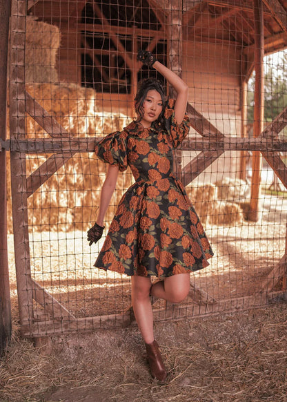 JessaKae Sylvie Dress - Orange Spice