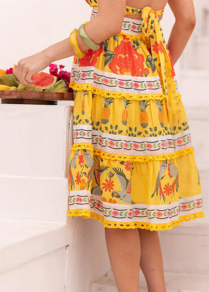 JessaKae Tropica Dress - Mango Macaw